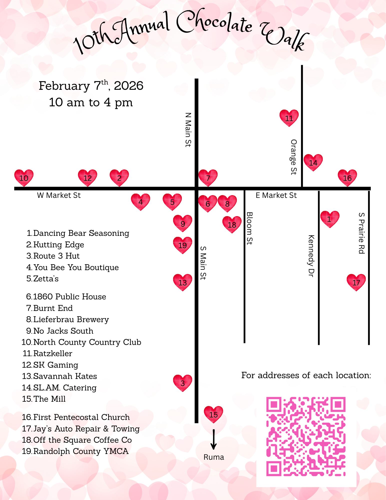 10th Annual Chocolate Walk